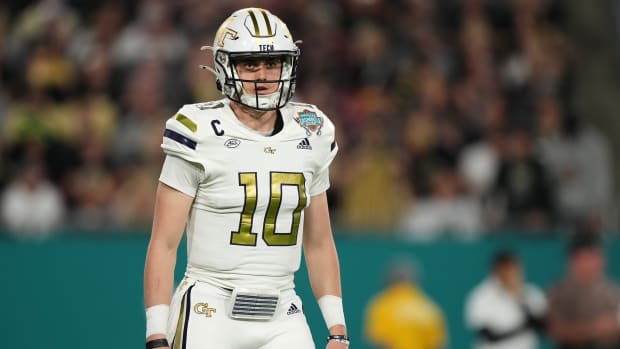 Georgia Tech quarterback Haynes King
